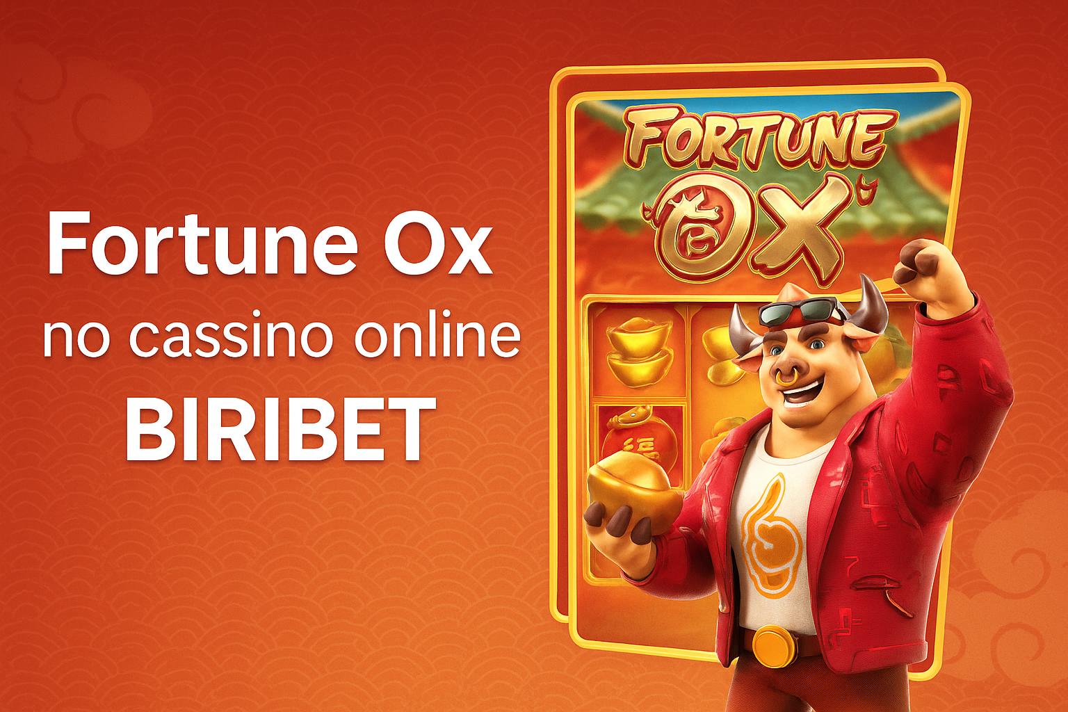 Fortune Ox no BIRIBET - Aposte Agora e Reivindique Seus Ganhos