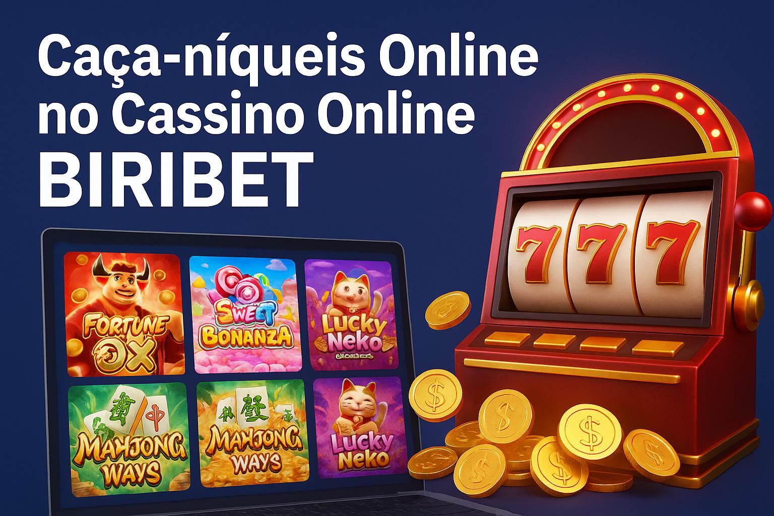 Explore o mundo das slot machines no BIRIBET Casino
